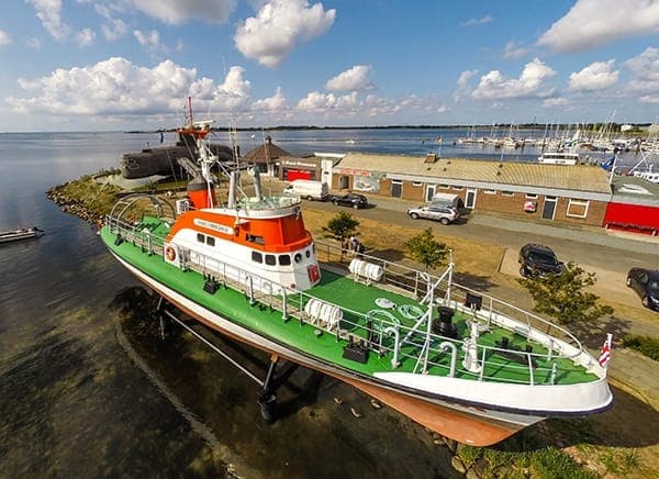 Seenotrettungsmuseum Fehmarn mit der Arwed Emminghaus